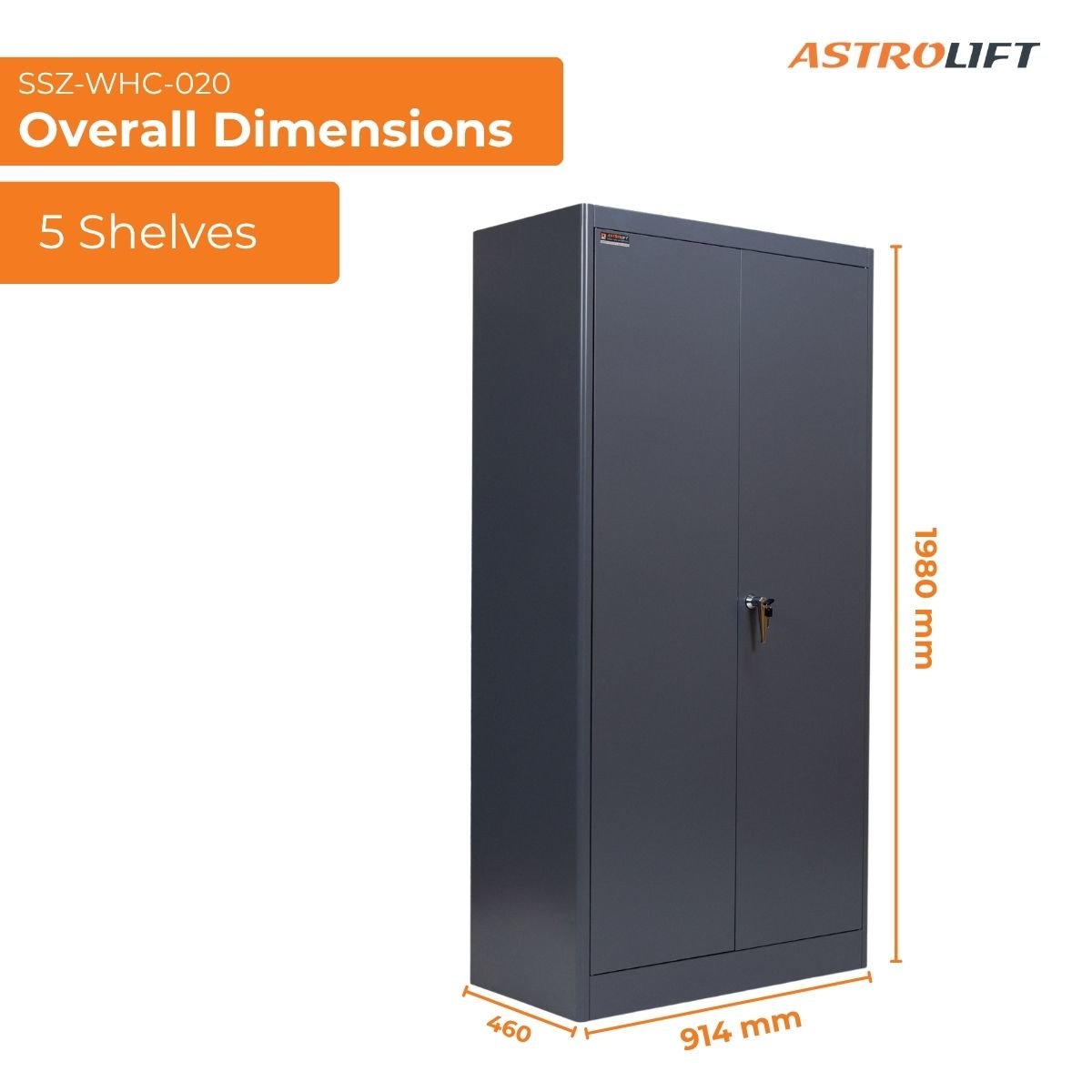 Buy Steel Storage Cabinet  in Storage / Stillage available at Astrolift NZ